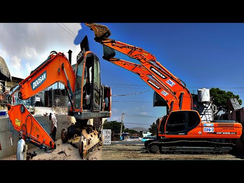 Doosan Exavator DX200 Imported From South Korean Assembling Excavator Parts By Afghan Mechanic 🇦🇫