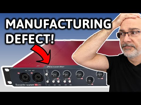 This Focusrite 18i20 surprised me with many faults!