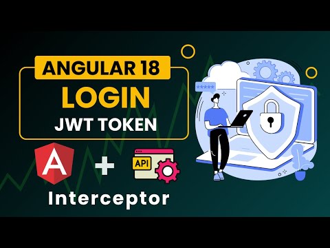 Angular Login with JWT token | Interceptor in angular18