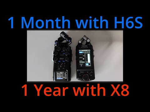 Zoom H6Studio vs Tascam Portacapture X8 Comparison Part 2