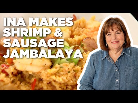 Ina Garten Makes Shrimp and Sausage Jambalaya | Barefoot Contessa | Food Network