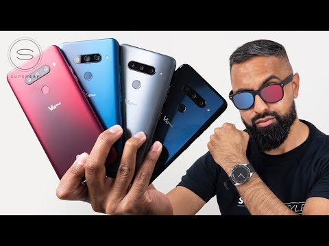 LG V40 ThinQ Unboxing (All Colors)