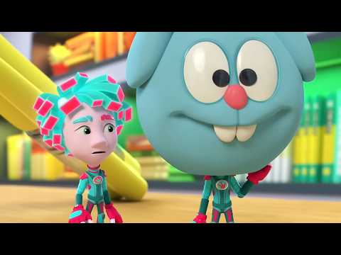 Geek gets his head stuck inside a pencil eraser | The Fixies Full Episodes