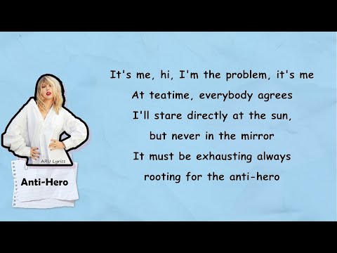Taylor Swift - Anti-Hero (Lyric Video)