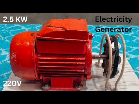 How To Make 2 5 KW Electricity Generator 220 Volt With 10 Magnets At Home