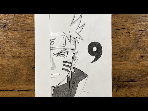 How to Draw Naruto Six Paths Sage Mode – Easy Tutorial