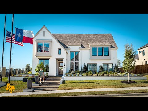 NEW CONSTRUCTION Homes in DALLAS - BRITTON Homes in StarView Prosper TX [ BRAND NEW LUXURY MODEL ]