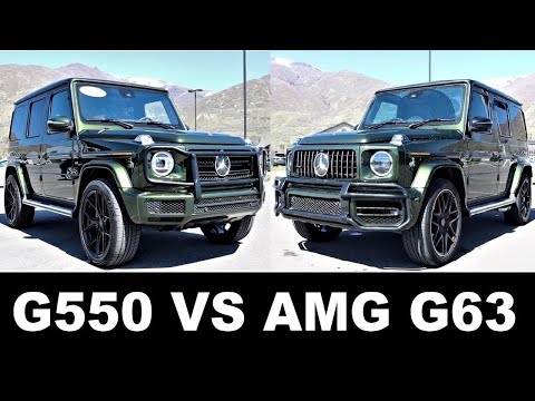 2022 Mercedes AMG G63 G Wagon Vs Mercedes G550 G Wagon: Is The G63 Really Worth $50,000 More?
