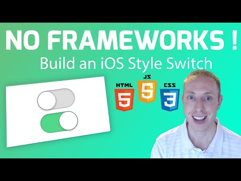 How to Build iOS Style Switch or Toggle Using Only HTML, CSS, & Vanilla JS
