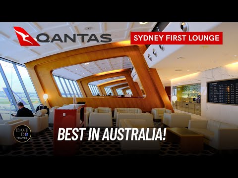 Qantas FIRST Lounge Sydney Airport