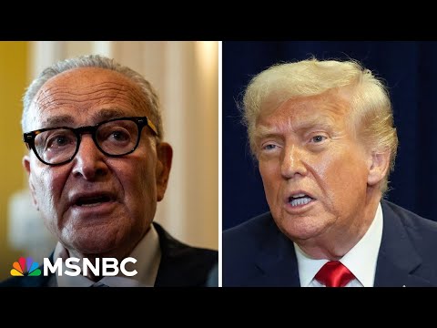 'Sit down and talk to us': Sen. Schumer's message to Trump on avoiding a shutdown