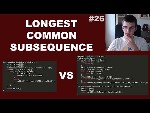 Longest Common Subsequence - Recursive and Iterative DP (LeetCode Day 26)