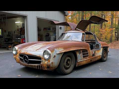 Man Builds Custom MERCEDES GULLWING Using Old Car Parts | Start to Finish by @notjustcampers