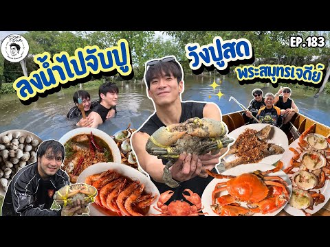 อาหารของอาเล็ก EP.183 ชีวิตไม่ง่ายเลย!! เปิดประสบการณ์ลงน้ำไปจับปู ที่สมุทรปราการ