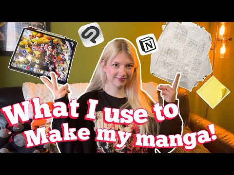 What I use to make my manga!
