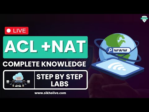 Understanding ACL &amp; NAT with Industry Labs &amp; Troubleshooting:[Named &amp; Numb.. ACL &amp; Static NAT Live]