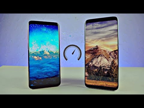 Samsung Galaxy S9 vs Galaxy S8 - Speed Test! (4K)