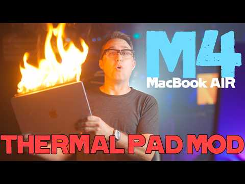 30% Speed Boost on M4 MacBook Air. The Thermal Pad Mod