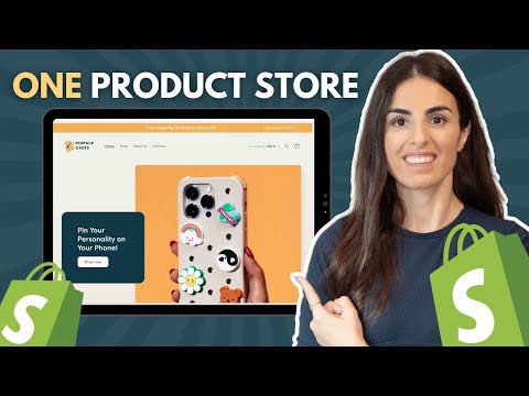 Shopify One Product Store Setup (2024): Perfect Tutorial For Beginners