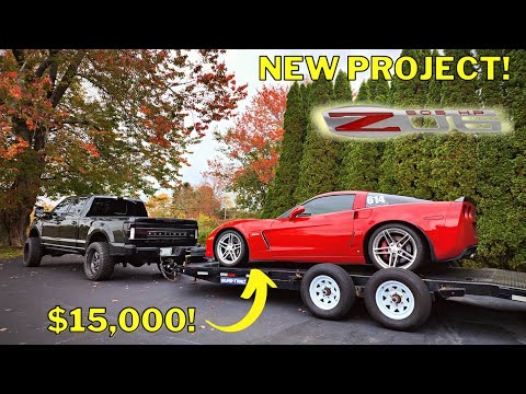 I Bought Another SUPER CHEAP C6 Corvette Z06! MAJOR Mechanical Problems!?