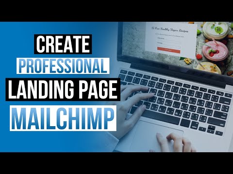 How To Make a PROFESSIONAL Landing Page In Mailchimp | COMPLETE TUTORIAL