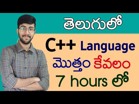 Complete C++ in Telugu | [A-Z] Cpp Explained in 7 hours | Vamsi Bhavani
