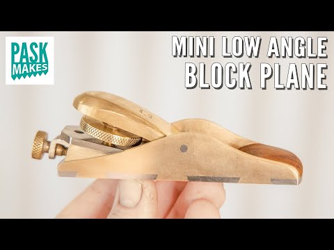 Making a Mini Low Angle Block Plane with Dovetails