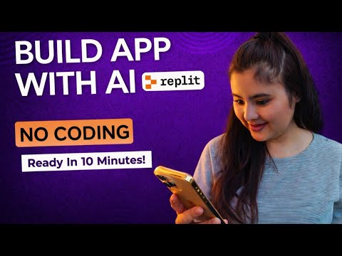I Built a Real AI App Using Plain English (Replit) . No Code , No Setup