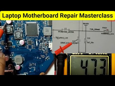 Masterclass: Laptop Motherboard Repair Tutorial - 3V and 5V Circuit Explained