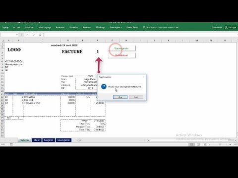 Si vous voulez créer une facture simple et facile sur excel : Regardez cette vidéo !