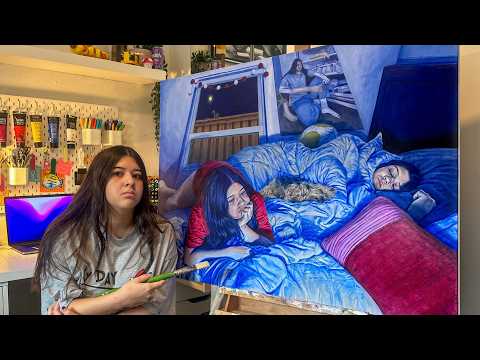 my first painting after a year of art school