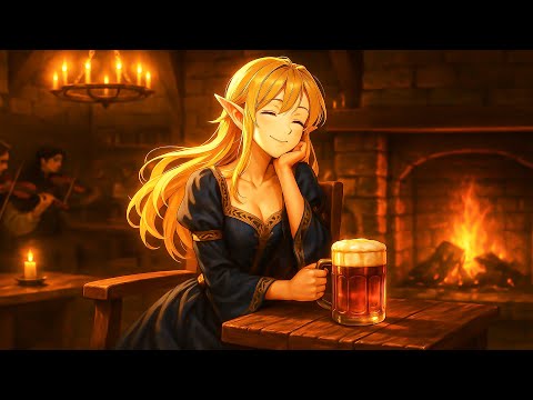 Medieval Tavern Fantasy Music | D&D Fantasy Tavern Celtic Music Good Sleep, Relaxing, Tavern Space