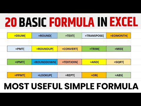 OMG🔥Microsoft excel all formulas | How to use excel formula and functions in Excel | Excel Formula