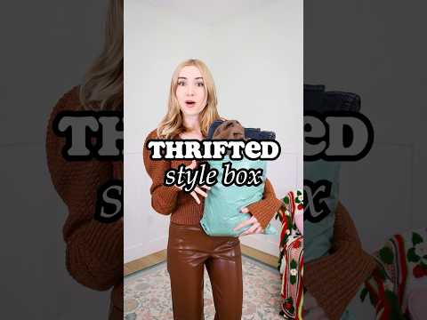 I bought a ✨Pinterest✨ thrifted style box