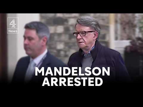 Peter Mandelson arrested by Met Police