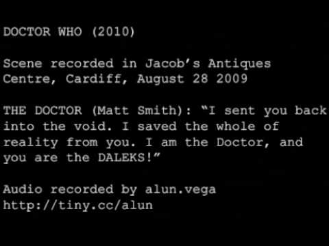 Matt Smith audio as The Doctor