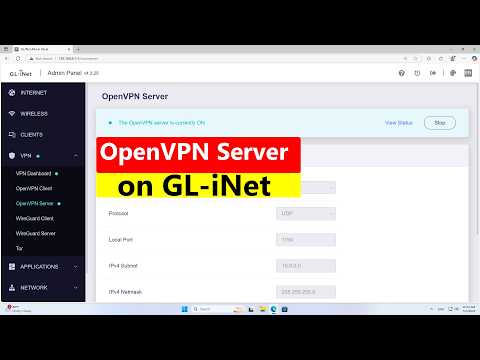 how to use GL-iNet as VPN server with OpenVPN