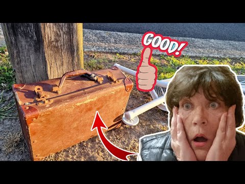 👉 Нашла старинный чемодан . Думала пустой . А там ждал меня сюрприз ! Не свалка  а ювелирный магазин