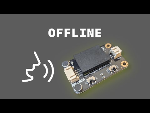Offline (!) voice control for any microcontroller – DFRobot SEN0539-EN (I2C & UART)