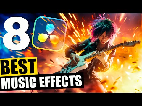 8 BEST Music VIDEO EFFECTS in Davinci Resolve | Tutorial