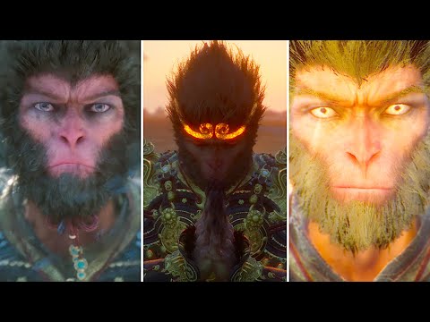 Black Myth WUKONG All Endings (Secret, True, Default)