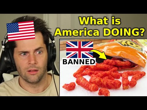 American Reacts to US Products That Are BANNED in the UK