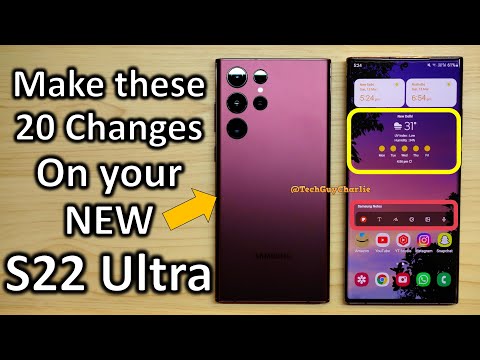 Galaxy S22 Ultra - First 20 Things You Should Do