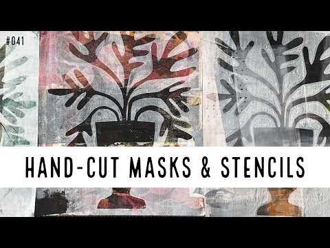 Gel Printing : Mask, Stencil + Deep Questions