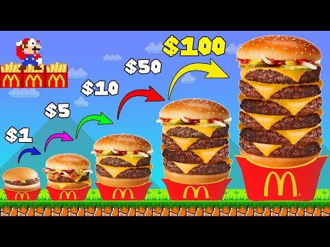 What If Mario Wonder but Mario touches turns to McDonald's | ADN MARIO GAME