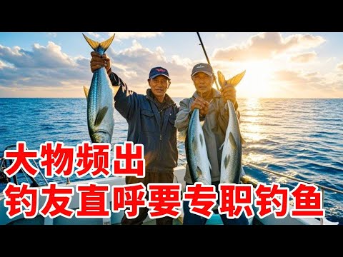 Ajie took his fishing friends out to sea  but how did he expect big things to occupy the entire dec