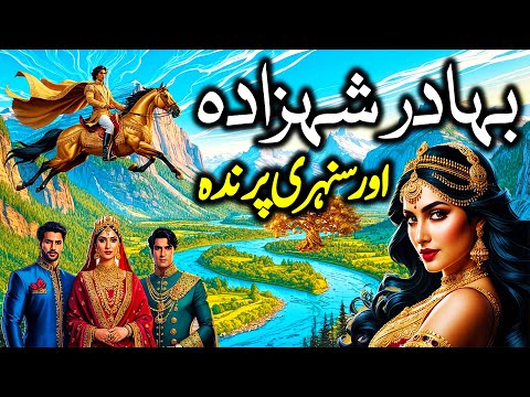 Bahadur Shehzada Soneri Parinda | Urdu Hindi Moral Story | Sabaq Amoz Kahani