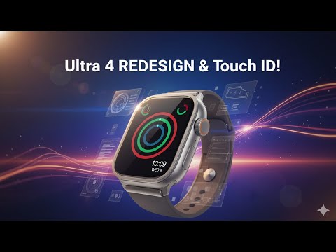 Apple Watch Ultra 4 2026 : Full Redesign, Touch ID & Next Level Health Features!