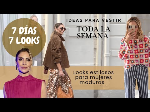LOOKS para la SEMANA adaptando las tendencias a mi estilo y edad (tu asesora de imagen y moda)
