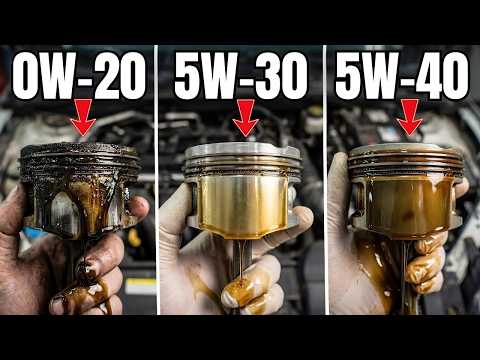 We Tested 0W-20, 5W-30 & 5W-40 in the ENGINE — One Clear Winner!